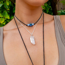 Load image into Gallery viewer, 925 SS Raw Clear Quartz Pendant