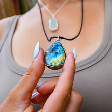 Load image into Gallery viewer, 925 SS Labradorite Pendant