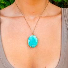 Load image into Gallery viewer, 14ct GF Amazonite Pendant