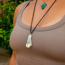 Load image into Gallery viewer, 14ct GF Raw Prasiolite Pendant