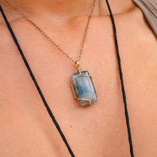 Load image into Gallery viewer, 14ct GF Moss Agate Pendant