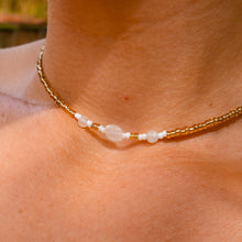 Load image into Gallery viewer, 14ct GF Moonstone Bead Necklace