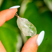 Load image into Gallery viewer, 925 SS Raw Prasiolite Pendant