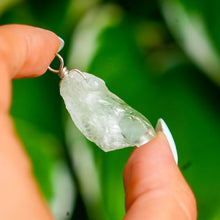 Load image into Gallery viewer, 925 SS Raw Prasiolite Pendant