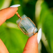 Load image into Gallery viewer, 14ct GF Moss Agate Pendant