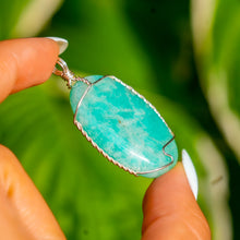 Load image into Gallery viewer, 925 SS Amazonite Pendant