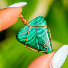 Load image into Gallery viewer, 14ct GF Malachite Pendant