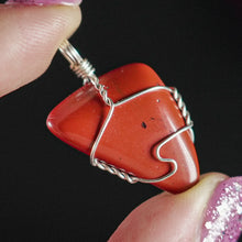 Load image into Gallery viewer, 925 SS Red Jasper Pendant