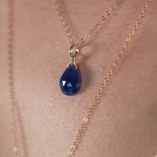 Load image into Gallery viewer, Blue Sapphire Pendant