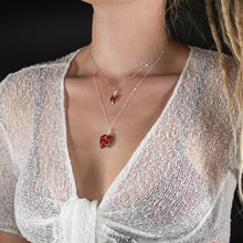 Load image into Gallery viewer, 925 SS Red Jasper Pendant