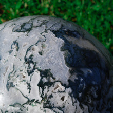 Load image into Gallery viewer, XL Moss Agate Sphere