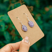 Load image into Gallery viewer, 925 SS Charoite Earrings
