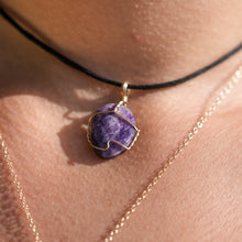 Load image into Gallery viewer, 14ct GF Charoite Pendant
