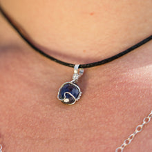 Load image into Gallery viewer, 925 SS Blue Sapphire Pendant
