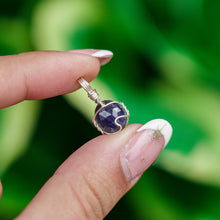 Load image into Gallery viewer, 925 SS Blue Sapphire Pendant
