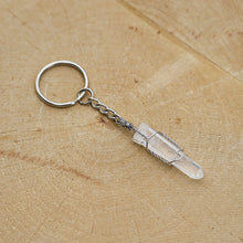 Load image into Gallery viewer, Clear Quartz Keyring
