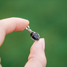 Load image into Gallery viewer, 925 SS Black Onyx Pendant
