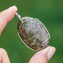 Load image into Gallery viewer, 925 SS Dragon&#39;s Blood Jasper Pendant
