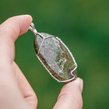 Load image into Gallery viewer, 925 SS Dragon&#39;s Blood Jasper Pendant
