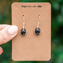 Load image into Gallery viewer, 925 SS Black Onyx Earrings
