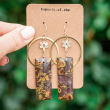 Load image into Gallery viewer, 14ct GF Fruit Jasper Earrings
