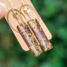 Load image into Gallery viewer, 14ct GF Fruit Jasper Earrings
