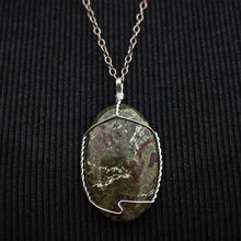 Load image into Gallery viewer, 925 SS Dragon&#39;s Blood Jasper Pendant
