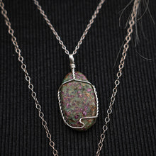 Load image into Gallery viewer, 925 SS Ruby Fuchsite Pendant
