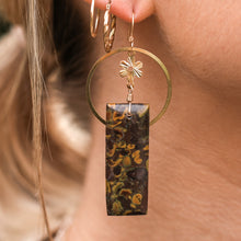 Load image into Gallery viewer, 14ct GF Fruit Jasper Earrings
