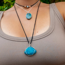 Load image into Gallery viewer, 925 SS Blue Apatite Pendant
