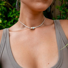 Load image into Gallery viewer, Amazonite &amp; Wood Choker
