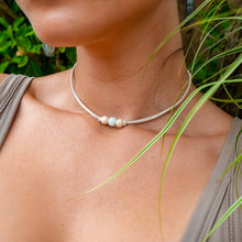 Load image into Gallery viewer, Amazonite &amp; Wood Choker
