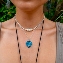Load image into Gallery viewer, Amazonite &amp; Wood Choker
