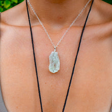 Load image into Gallery viewer, 925 SS Raw Prasiolite Pendant
