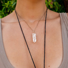 Load image into Gallery viewer, 14ct GF Raw Clear Quartz Pendant
