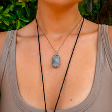 Load image into Gallery viewer, 14ct GF Moss Agate Pendant
