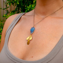 Load image into Gallery viewer, 14ct GF Fluorite Drip Pendant
