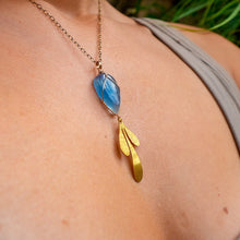 Load image into Gallery viewer, 14ct GF Fluorite Drip Pendant
