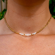 Load image into Gallery viewer, 14ct GF Moonstone Bead Necklace
