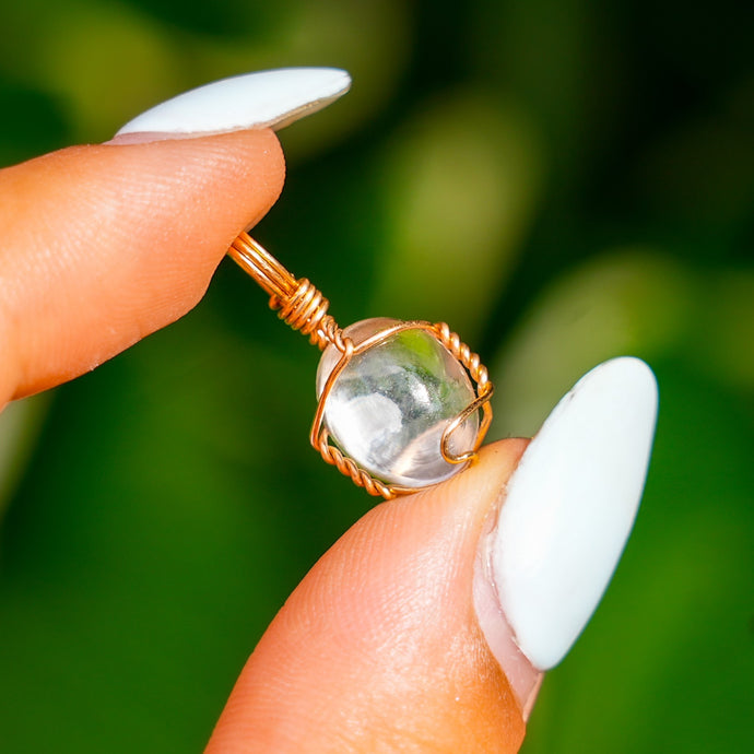 14ct GF Clear Quartz Pendant