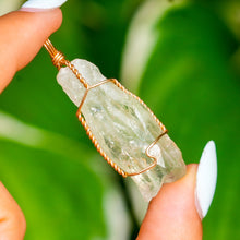 Load image into Gallery viewer, 14ct GF Raw Prasiolite Pendant
