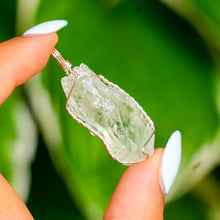 Load image into Gallery viewer, 925 SS Raw Prasiolite Pendant

