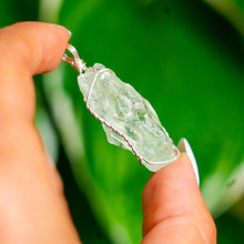 Load image into Gallery viewer, 925 SS Raw Prasiolite Pendant
