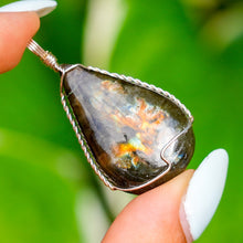 Load image into Gallery viewer, 925 SS Labradorite Pendant
