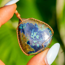 Load image into Gallery viewer, 14ct GF Chrysocolla Pendant
