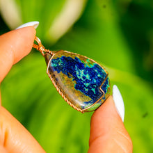 Load image into Gallery viewer, 14ct GF Chrysocolla Pendant
