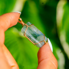 Load image into Gallery viewer, 14ct GF Moss Agate Pendant
