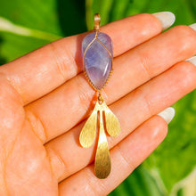 Load image into Gallery viewer, 14ct GF Fluorite Drip Pendant
