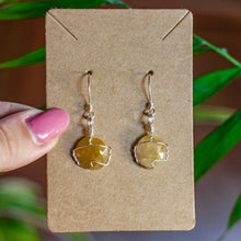 Load image into Gallery viewer, 925 SS Yellow Sapphire Earrings
