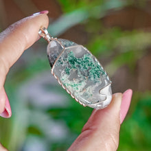 Load image into Gallery viewer, 925 SS Moss Agate Pendant
